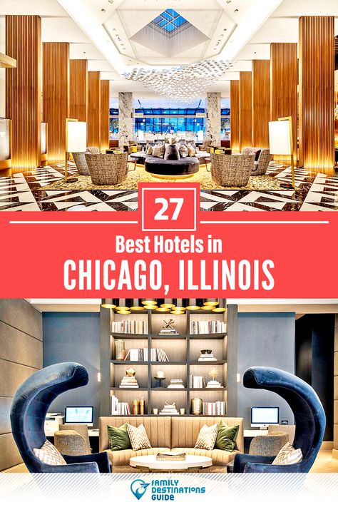 Want to see the best hotels in Chicago, IL? We’re FamilyDestinationsGuide, and we’re here to help: From incredible luxury hotels and resorts, to nice budget hotels with a view, discover the BEST hotels to stay in Chicago - so you get memories that last a lifetime! #chicago #chicagohotels #hotelsinchicago #besthotelsinchicago #hotelstostayinchicago Chicago Hotels With View, Chicago Hotels Downtown, Best Hotels In Chicago, Hotels In Chicago, Chicago Travel Guide, Hotel Hoxton, Best Weekend Getaways, Chicago Hotels, Chicago Travel