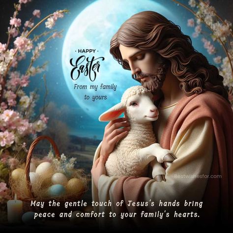 Happy Easter From My Family to Yours Quotes | Best Wishes Easter Quote, Happy Easter Quotes, Sunday Messages, Happy Birthday Love Quotes, Easter Quotes, Easter Blessings, Happy Birthday Love, Easter Wishes, Touching Quotes