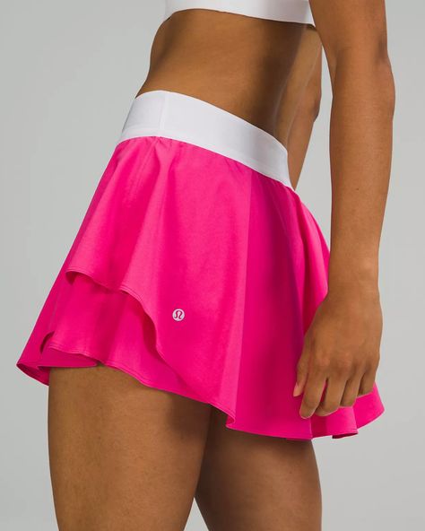 Lululemon Tennis Skirt, Adrette Outfits, Hot Skirts, Lululemon Skirt, Lightweight Skirt, Lululemon Outfits, High Rise Skirt, Cute Preppy Outfits, Tennis Skirt