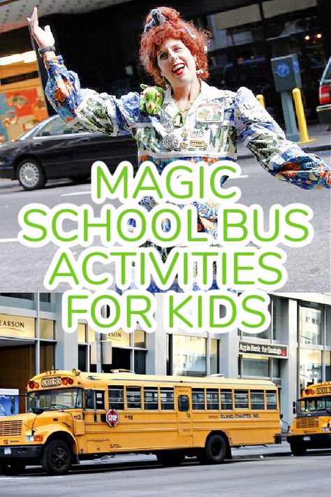 Magic School Bus Lesson Plans, Magic School Bus Crafts, Magic School Bus Activities, Magic School Bus Birthday Party, Magic School Bus Classroom Theme, Magic School Bus Party, School Bus Activities, Bus Activities, After School Club Activities