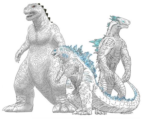 Godzilla of Earth-616 (from Marvel Comics) has been added to the Kaiju Size Chart! But here he is compared to 2 of the strongest… | Instagram Kaiju Size Chart, Monsterverse Titans, Godzilla Art, Godzilla Monsters, Shin Godzilla, All Godzilla Monsters, Marvel Database, Creature Artwork, Kaiju Art