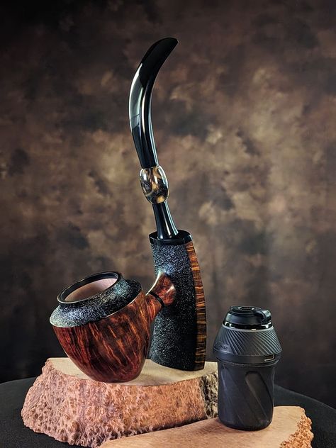 Cool Pipes, Handmade Pipe, Long Pipe, Briar Pipe, Wooden Pipe, Wood Pipe, Pipes And Cigars, Wood Shop Projects, Cigars And Whiskey