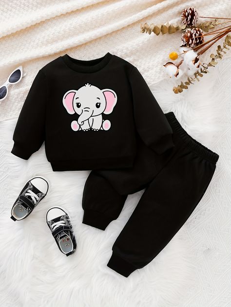 Faster shipping. Better service Casual Sport Outfit, Trouser Outfits, Boys Knits, Casual Sweatpants, Solid Color Pants, Kids Clothes Boys, Sweatshirt Set, Sweatshirt Outfit, Top Pants Set