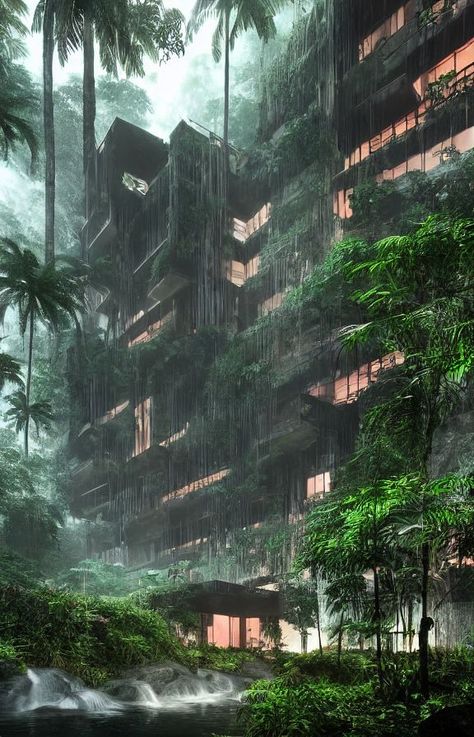 Dystopian House, Abandoned Buildings, South Pacific, Abandoned Places, Dream Home Design, Aesthetic Anime, North America, Arch, Dream House