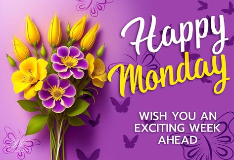 Happy Monday – Wish you an exciting week ahead The post Happy Monday – Wish you an exciting week ahead friends appeared first on Premium Wishes. Good Morning Monday Have A Great Week, Happy Monday New Week, Monday Good Morning Wishes, Monday New Week, Monday Greetings, Monday Wishes, Birthday Cards Images, Happy Monday Morning, Good Morning Msg