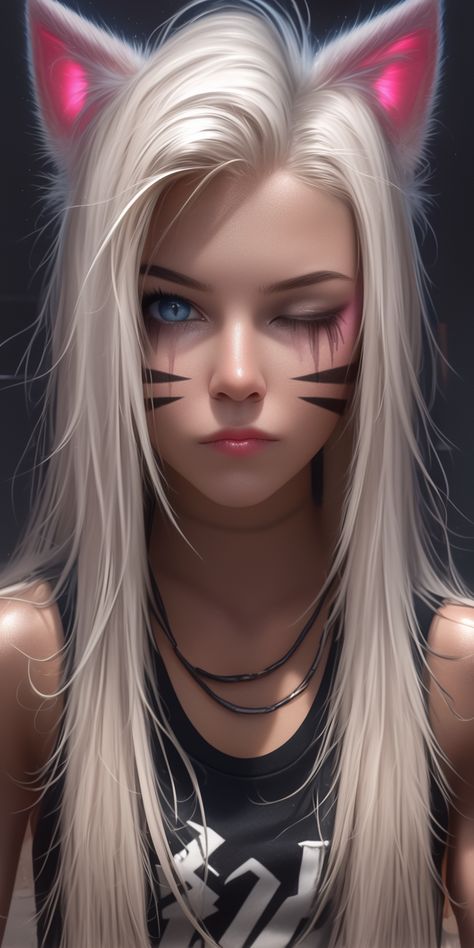 Created with Midjourney Ai #Character #Fantasy #Anime #cartoon #cyberpunk #sci-fi Cyberpunk Woman Art, Female Character Drawing, Tiktok Image, Anime Photo Profile Cool, Cartoon Cyberpunk, Cyberpunk Female, Realistic Cartoons, Lizzie Hearts, Female Artwork