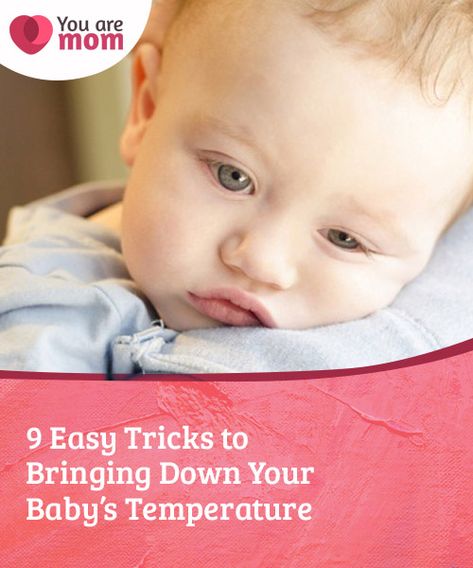 9 Easy Tricks to Bringing Down Your Baby's Temperature   Mommies, don't think twice about bringing down your baby's #temperature if they have a fever. A high fever can be very #dangerous for small #children.  #Health Infant Fever Remedies, Chest Infection Remedies, Break A Fever, Home Remedies For Fever, Natural Remedies For Fever, Fever Temperature, 7 Month Baby, Baby Remedies, 4 Month Old Baby