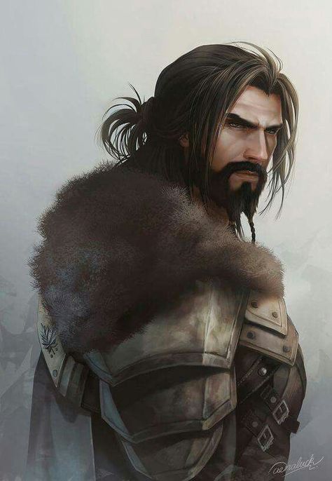 Nice artwork. Rugged and handsome. Heroic Fantasy, Fantasy Portraits, Male Character, Human Male, Dungeons And Dragons Characters, Fantasy Male, Fantasy Warrior, High Fantasy, Arte Fantasy