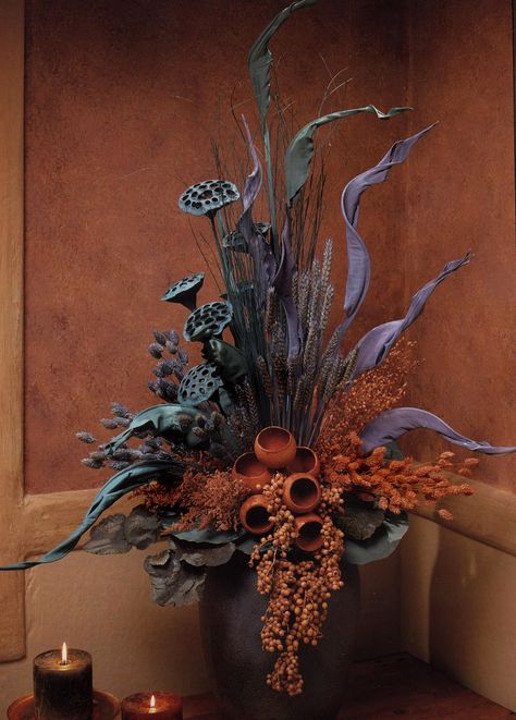 Knud Nielsen dried arrangement ...watercolors Silk Arrangements Floral Design, Dried Flower Arrangements Wedding, Dry Flower Arrangements, Art Floral Japonais, Large Floral Arrangements, Gubahan Bunga, Large Flower Arrangements, Fall Flower Arrangements, Home Decor Aesthetic