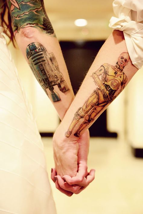 Star Wars Warriors Star Wars Couples, Romantic Tattoo, Could Be Us, Star Wars Love, Matching Couple Tattoos, Star Wars Tattoo, Matching Tattoo, Girly Tattoos, Star Tattoos