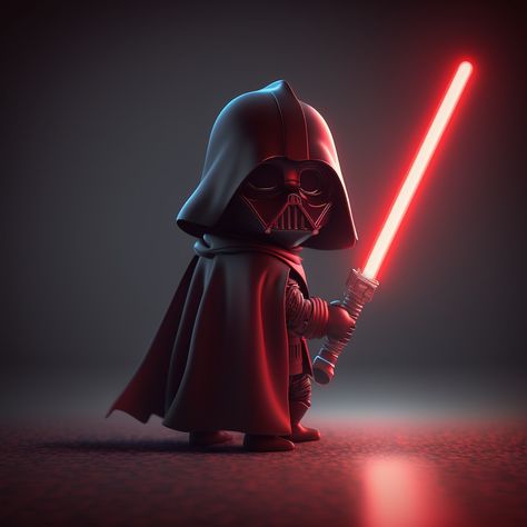 Star Wars, Darth Vader Baby Chewbacca, Darth Vader Cartoon, Baby Star Wars Characters, Darth Vader Lego, Star Wars Art Drawings, Darth Vader Kylo Ren, Dark Vader, Star Wars Cartoon, Jedi Art