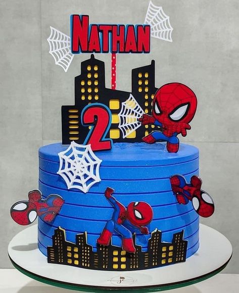 Spidey Cake Birthday Boys, Spidey Cake Ideas, Spidey Birthday Cake, Spiderman Cake Birthday, Spiderman Birthday Cake Ideas, Birthday Cake Spiderman, Cakes Spiderman, Pastel Spiderman, Spiderman Cake Ideas