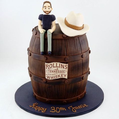 Cakes of Your Dreams on Instagram: “Today it is a cowboy cake for a 30th.🐴 #barrel #canberracakes #cakesofyourdreams #cowboy #cowboycake #cakesofinstagram #cakesofinsta…” Leather Cake Design, Beer Barrel Cake, Cowboy Cake, Barrel Cake, Cowboy Cakes, Ball Cake, Beer Barrel, Sculpted Cakes, Birthday Cakes For Men