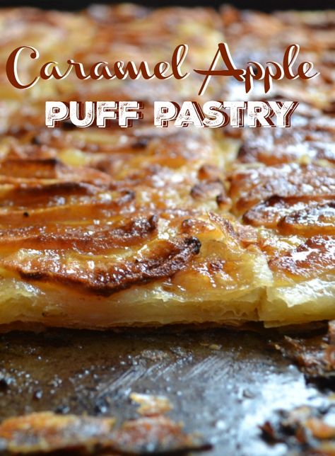 Apple Tart Puff Pastry, Apple Recipes With Puff Pastry, Apple Dapple, Puff Pastry Recipes Dessert, Easy Pastry Recipes, Pastries Recipes Dessert, Apple Pastry, Kid Foods, Apple Puff Pastry