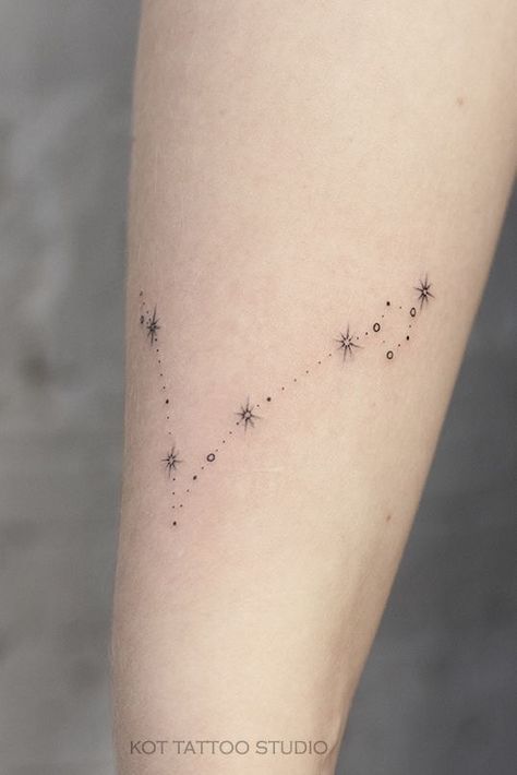 Tattoo With Stars, Pisces Constellation Tattoo, Pisces Tattoo Designs, Stars Tattoo, Constellation Tattoo, Pisces Tattoos, Tattoo Signs, Star Tattoo, Constellation Tattoos