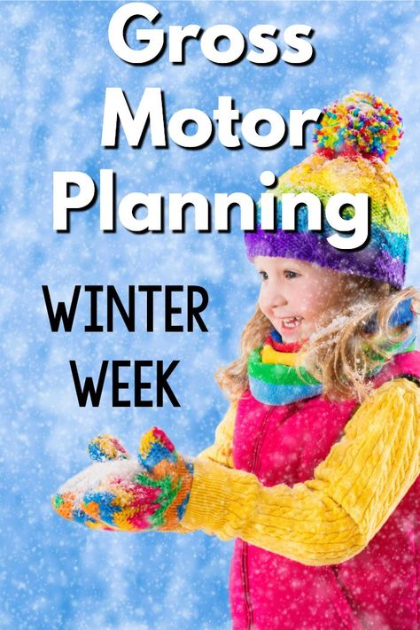 There is no better time than January to focus on all things winter!  Honestly, winter gross motor week could be done any time from December through March, but January just seems right. During Winter Week the focus of all gross motor activities revolve around all things winter.  Check out all of the other theme ideas for...Read More Winter Gross Motor Activities, Winter Gross Motor, Physical Activities For Toddlers, Pediatric Physical Therapy Activities, Winter Activities For Toddlers, Gym Games For Kids, Gross Motor Activity, Winter Activities Preschool, Pediatric Physical Therapy