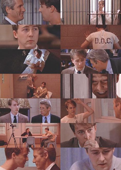 #primalfear #edwardnorton Aaron Stampler, Pat Bateman, Fear 1996, Cinematography Aesthetic, Ed Norton, Primal Fear, Movie Collage, Country Couples, Edward Norton