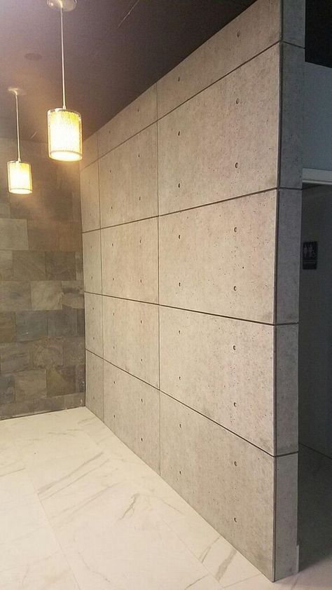 Concrete Walls Interior, Concrete Wall Design, Concrete Cladding, Formed Concrete, Concrete Wall Panels, Modern Industrial Interior, Stone Wall Design, Cladding Design, Brick Cladding