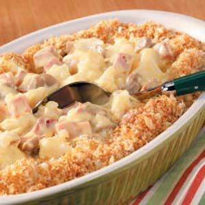 Ham And Cauliflower, Ham Casserole Recipes, Ham Casserole, Veggie Casserole, Cauliflower Casserole, Leftover Ham, Ham Recipes, Casserole Recipe, Main Meals