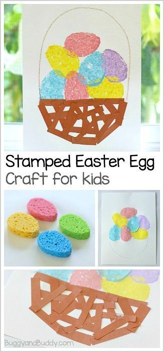 Easter Craft For Preschool, Easter Egg Craft, Craft For Preschool, Easter School, Egg Craft, Easter Week, Easter Preschool, Easter Egg Basket, Spring Preschool