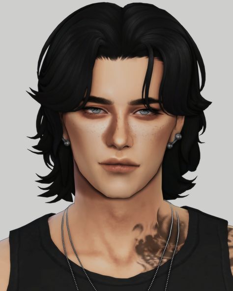 Johnny Sims Hair, Ts4 Maxis Match Hair Male, Johnnysims Hair, Sims 4 Cc Mullet Hair Male, Curly Male Hair Sims 4 Cc, Sims 4 Hair Cc Maxis Match Male, Male Cc Sims 4 Face, Sims 4 Male Makeup, Alpha Cc Sims 4 Hair Male