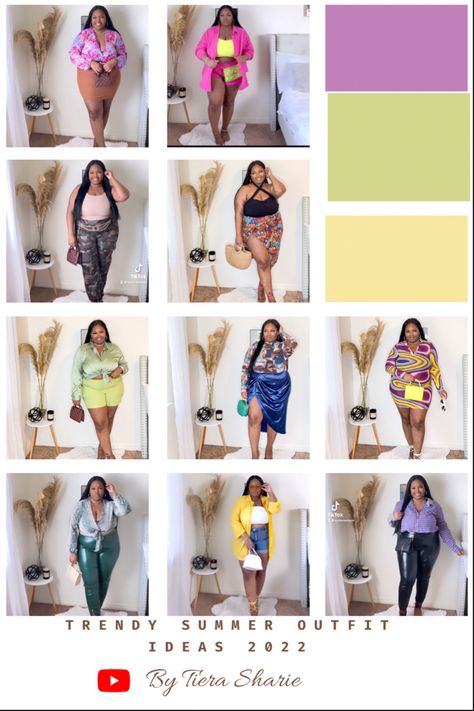 Affordable Summer Fashion 2022. These trendy chic outfits can suit any body type, including my plus size curvy women. It’s perfect for summer night vacation. How to style. Tap the photo for outfit details!! Shein Vacation Outfits Plus Size, Shein Plus Size Outfits Summer, Plus Size Vacation Outfits Black Women, Plus Size Shein Outfits, Shein Plus Size Outfits, Outfits For Italy Summer, Italy Summer Outfits, Outfit Ideas 2022, Summer Fashion 2022