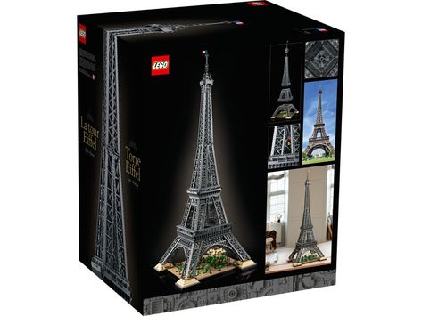 Lego Eiffel Tower, Big Lego Sets, Lego Mario, Tower Models, Big Lego, Paris Architecture, Lego Creative, Lego Room, Tower Building