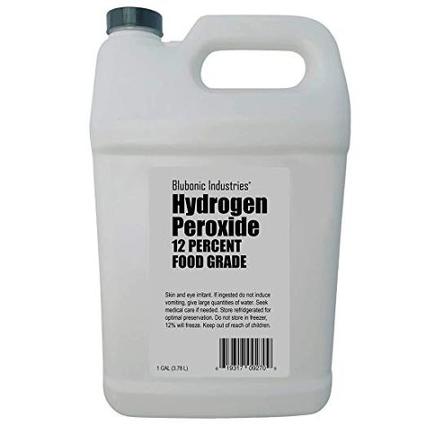 Amazon.com: Food Grade Hydrogen Peroxide 12% (Derived from 35%) H2o2 (Gallon): Health & Personal Care Food Grade Hydrogen Peroxide, Cleaning With Peroxide, Hydrogen Peroxide, Diy Health, Vacuum Sealing, The Craft, Hand Sanitizer, Spray Bottle, Calculator