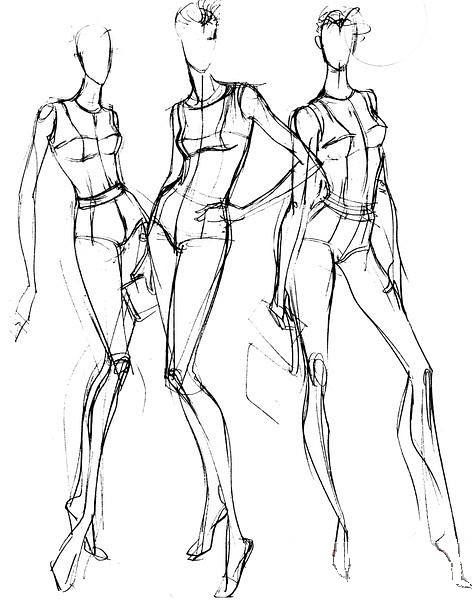 Fashion Illustration Template, Fashion Design Inspiration, Croquis Fashion, Fashion Illustration Poses, Fashion Model Sketch, Fashion Figure Drawing, Fashion Design Template, Model Sketch, Fashion Drawing Sketches