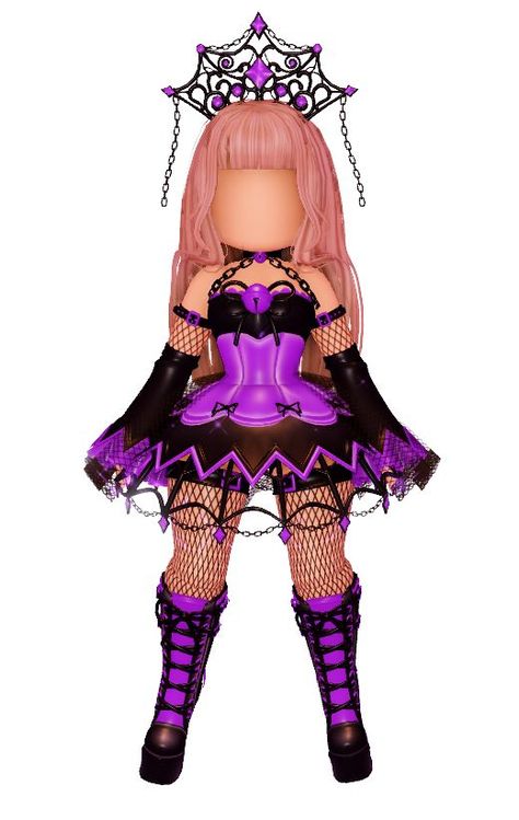 Royale High Shadow Empress Set, Shadow Empress Boots, Dark Rapper Aesthetic, Shadow Empress, Royale High Roblox Outfits, 2023 Aesthetic, Gothic Princess, Girl Shadow, Open Me