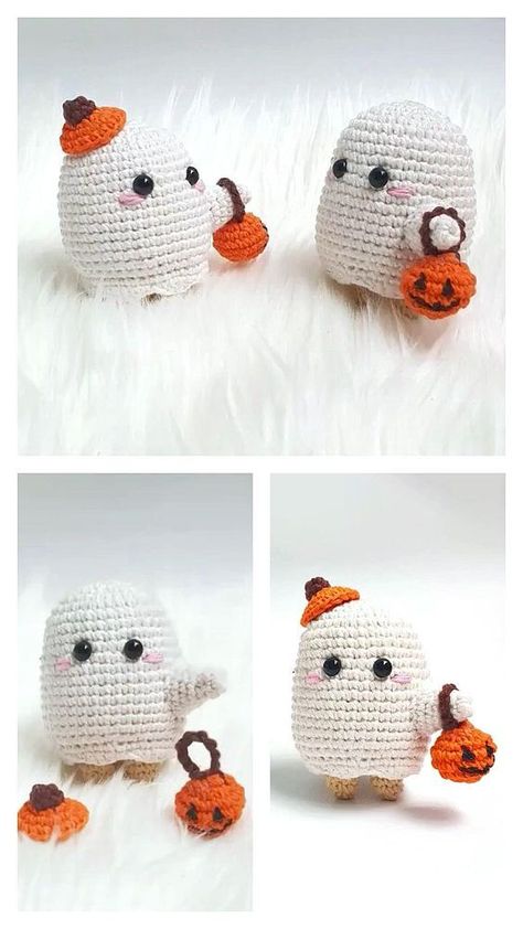 Crocheted Stuffed Animals, Aesthetic Patterns, Crochet Aesthetic, Stuffed Animals, Free Crochet, Free Pattern, Ghost, Amigurumi, Crochet Patterns