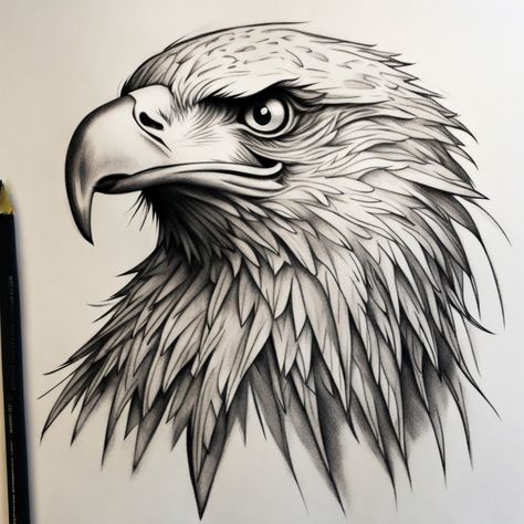 Egal Drawings, Eagle Head Tattoo Design, Eagle Tattoo Stencil, Eagle Head Drawing, Egal Tattoo, Eagle Drawings, Eagle Tattoo Ideas, Eagle Tattoo Design, Eagle Sketch