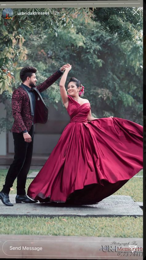 Long One Piece Dress Western, One Piece Dress Western, Western Gown, Pre Wedding Photoshoot Outfit, Photoshoot Outdoor, Fendi Dress, Gown Pictures, Pre Wedding Photoshoot Outdoor, Indian Wedding Couple Photography