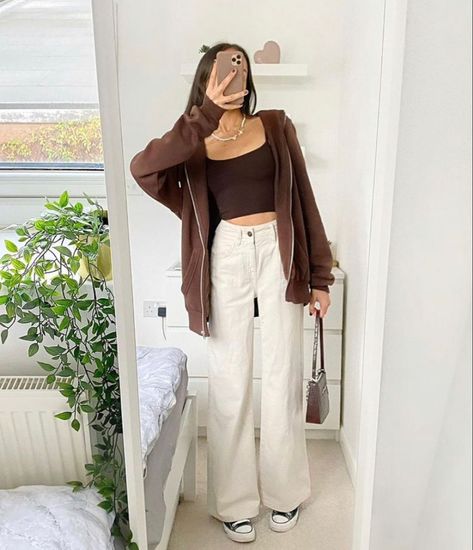 Looks Pinterest, Pakaian Feminin, Populaire Outfits, Kleidung Diy, Shein Outfits, Brown Outfit, Modieuze Outfits, Causual Outfits, Elegantes Outfit