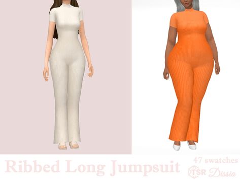 The Sims Resource - Ribbed Long Jumpsuit Sims 4 Maxis Match Jumpsuit, Sims 4 Maxis Match Cc Clothes Female Shoes, Ts4 Jumpsuit, Jumpsuit Sims 4 Cc, Sims 4 Body Suit, Sims 4 Cc Lounge Wear, Sims 4 Jumpsuit Cc, Sims 4 Cc Jumpsuit, Sims 4 Mom Clothes Cc