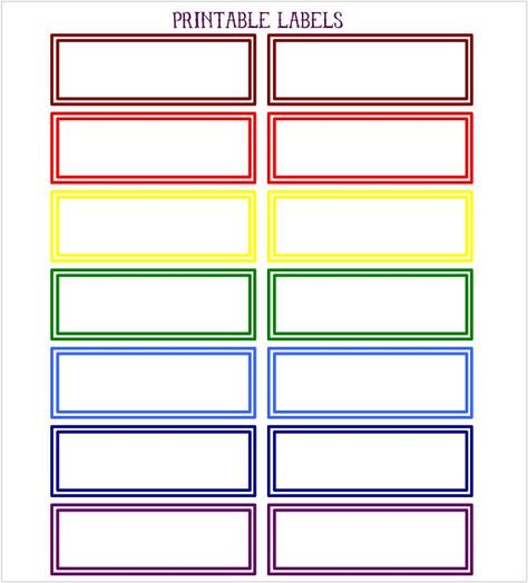 DIY Printable Labels Color-Coded Rainbow Labels, School Labels Printables, School Stickers Labels, Subject Labels, خريطة ذهنية, Diy Labels, Labels Printables Free, School Labels, Blank Labels