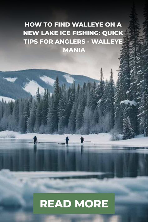 How To Find Walleye On A New Lake Ice Fishing! Learn the art of finding Walleye on a new lake with our expert tips. 🎣 #WalleyeFishingMagic Ice Fishing Walleye, Walleye Recipes, Ice Fishing Gear, Walleye Fishing, Fishing Techniques, Dawn And Dusk, Ice Fishing, Fishing Gear, Freshwater Fish