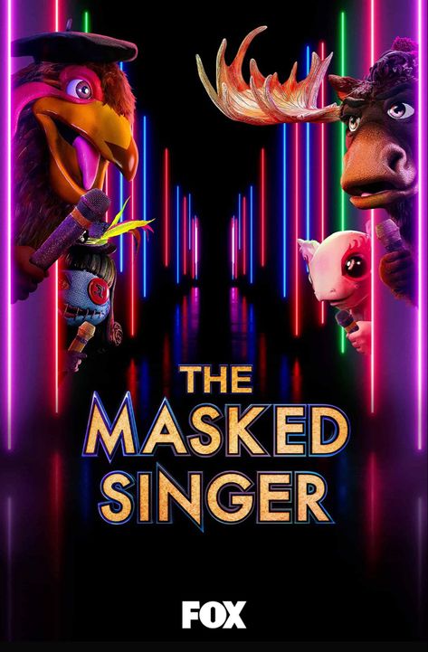 Reality Show Poster, Singing Competition, Ken Jeong, The Masked Singer, Jenny Mccarthy, Family Music, Singing Competitions, Robin Thicke, Nick Cannon