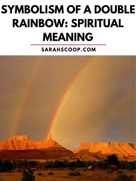 symbolism of a double rainbow in various cultures Double Rainbow Meaning, Rainbow Meaning, Double Rainbow, Spiritual Beliefs, Todo List, The Messenger, Spiritual Meaning, Shadow Work, Meant To Be