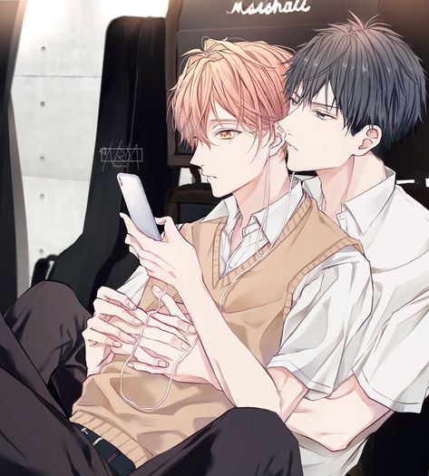 #given #uenoyama #mafuyu #yaoi #cute #anime #fanart #illustration Given Uenoyama, Uenoyama Ritsuka, Couples Cosplay, Good Anime To Watch, Gay Aesthetic, Anime Pixel Art, Cute Couple Art, Gay Art, Fanarts Anime