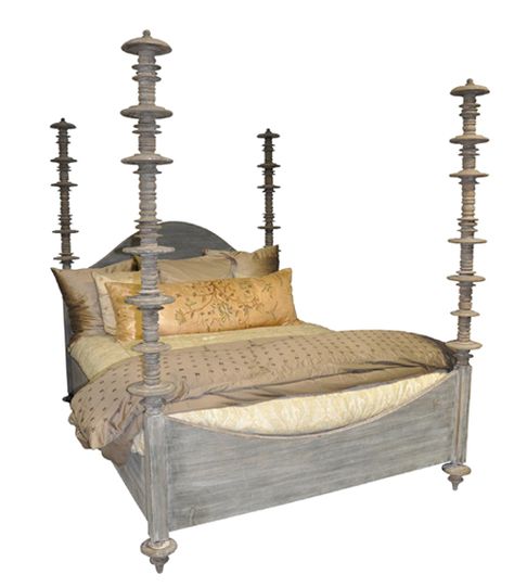 Bed Frame Bed Weather, Mahogany Bed, Cal King Bedding, Four Poster Bed, Four Poster, Poster Bed, Unique Beds, Beds & Bed Frames, Black Bedding