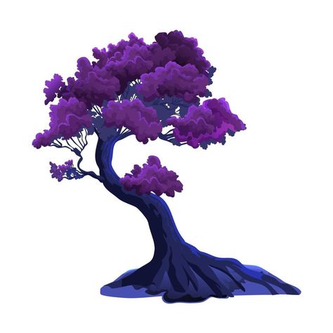 Fantasy Tree Drawing, Tree Drawing Ideas, Tree Vector Art, Cool Colorful Backgrounds, Grass Clipart, Camera Wallpaper, Fantasy Tree, Purple Tree, Purple Trees