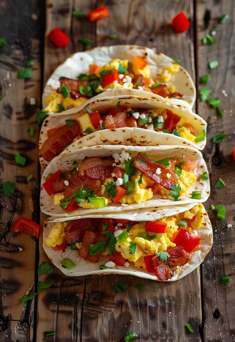 Learn How to Cook Breakfast Tacos Recipe For Free | Recipes You'll Love, Made Easy! Trendy Recipes, Breakfast Tacos Recipe, Cook Breakfast, Breakfast Burritos Recipe, Breakfast Burrito, Burritos Recipe, Avocado Breakfast, Breakfast Choices, Fresh Salsa