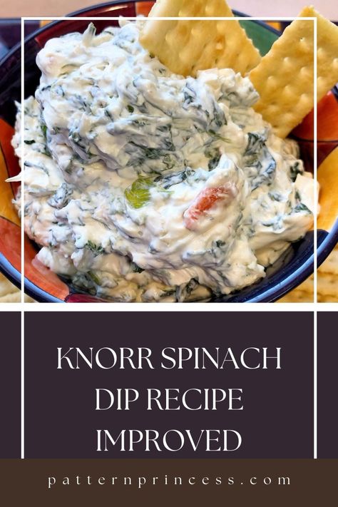 Roasted Crispy Potatoes, Knorr Vegetable Dip, Knorr Spinach Dip Recipe, Spinach Dip Cold, Knorr Spinach Dip, Best Spinach Dip, Knorr Recipes, Cold Dip, Easy Roasted Potatoes