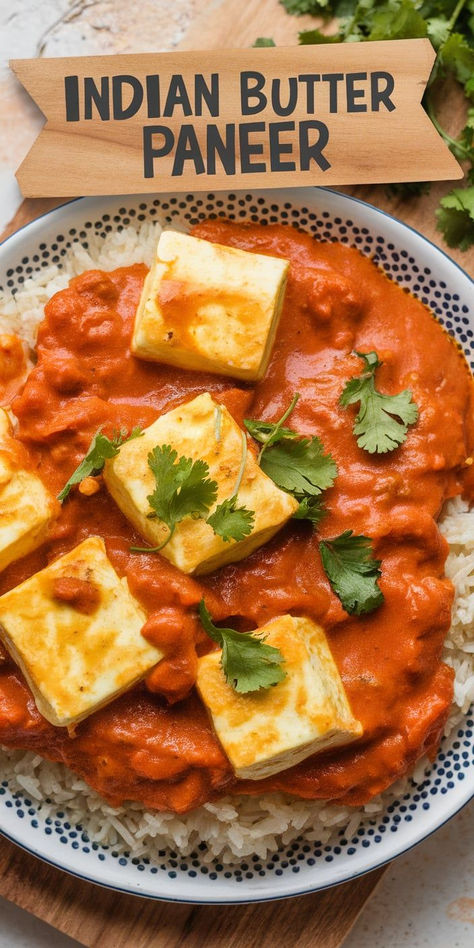 Indian Butter Paneer: a creamy, flavorful dish made with soft paneer cubes simmered in a rich, spiced tomato gravy. Perfect for serving with naan or rice for a delicious, comforting meal! Butter Paneer, Paneer Recipe, Tomato Gravy, Paneer Recipes, Authentic Indian, Naan, Family Favorites, Paneer, Easy Dinner Recipes