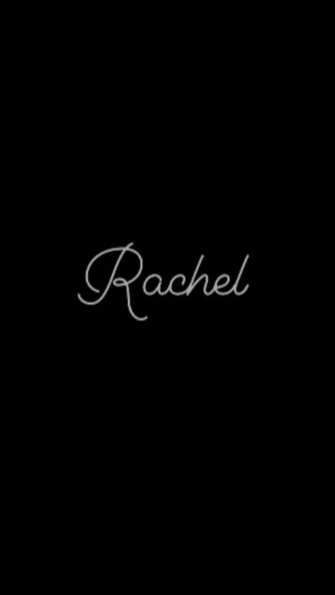 Rachel Name, Name Plate