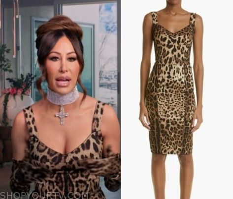 Real Housewives of Salt Lake City: Season 4 Confessional Angie's Leopard Print Dress Erika Girardi, Housewives Of Salt Lake City, Bustier Dress, Leopard Print Dress, Real Housewives, Salt Lake City, Lake City, Buy Dress, Season 4