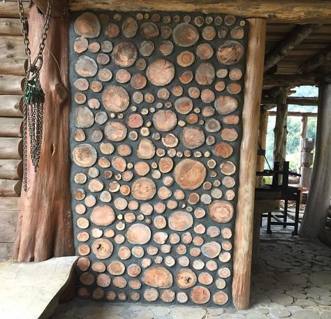 Cordwood Homes, Cord Wood, Wood Building, Fa Fal, Cob House, Unsung Hero, Cottage In The Woods, Natural Building, Earthship