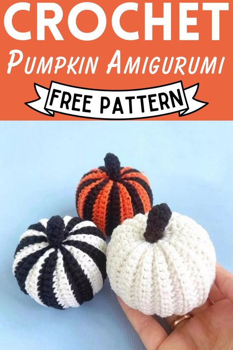 Crochet Small Pumpkins Free Pattern, Diy Fox Decor, Small Pumpkin Crochet Pattern Free, Crochet Pumpkin Applique Free Pattern, Mini Pumpkin Crochet Pattern, Pumpkin Amigurumi Free Pattern, Crocheted Pumpkins Free Pattern, Crochet Pumpkins Free Pattern Easy, Autumn Crochet Patterns Free