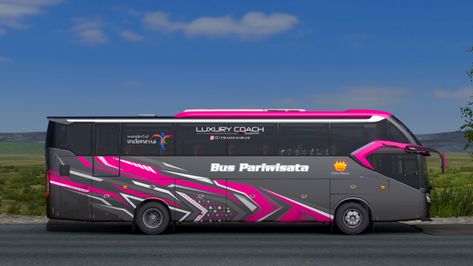 Bus Colour Design, Bus Graphics, Bus Colour, Livery Bus, Bus Livery, Mobil Rc, Krishna Tattoo, Bus Ideas, Bus Design